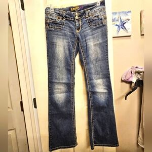 Angels bootcut lowrise stretch jeans size 7 y2k